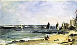 Edouard Manet Famous Paintings - Seascape at Arcachon